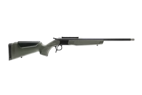 CVA CR4919 Scout Spur 28 Gauge 1rd Blued Steel Receiver Picatinny Rail Receiver OD Green Synthetic Stock