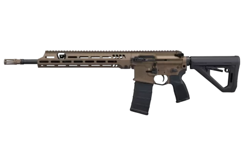 Sig Sauer R516G3556N16BBRZ 516 G3 5.56 NATO 30+1 16" Black Threaded Barrel, Bronze Cerakote Aluminum Receiver w/Picatinny Rail, M-LOK Handguard, Magpul DT Black Polymer Stock, AR Compatible Reduced An