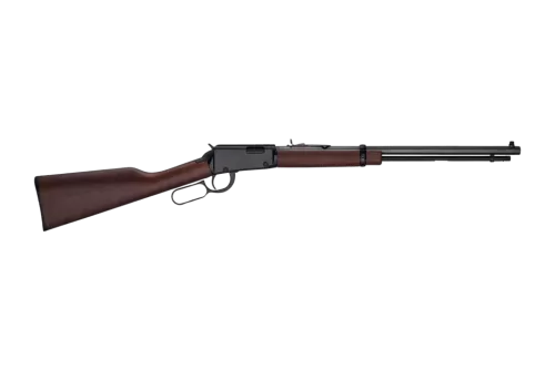 Henry H001T17H Frontier 17 HMR 13+1 20" Blued Octagon Barrel, Black Aluminum Receiver, American Walnut Straight Grip Stock