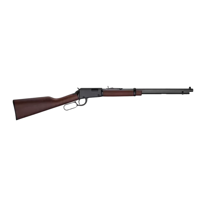 Henry H001T17H Frontier 17 HMR 13+1 20" Blued Octagon Barrel, Black Aluminum Receiver, American Walnut Straight Grip Stock