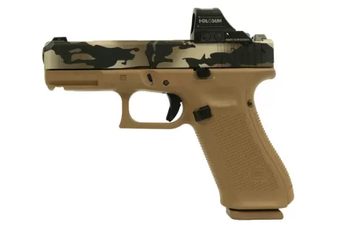 GLOCK G19X V CAMO W/ HOLOSUN 407C X2