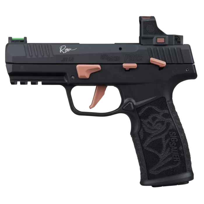 SIG SAUER P322-ROSE ROMEO-RS .22LR 4in 3x 20rd Mags SAO Pistol w/ Savior Bag (322C-ROSE-RS)