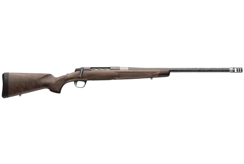 Browning 036090298 X-Bolt 2 Medallion 7mm PRC 3+1 24" Carbon Fiber Wrapped Threaded Barrel, Matte Blued Drilled & Tapped Steel Receiver, Fixed Grade V/VI Walnut Stock, Recoil Hawg Muzzle Brake