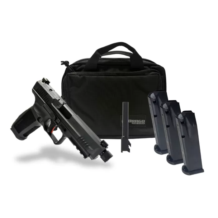 CANIK Mete SFT Tactical 9mm 4.5/5in 3x18rd Semi-Automatic Pistol Bundle (HG6595OSK-N) CANIK Mete SFT Tactical 9mm 4.5/5in 3x18rd Semi-Automatic Pistol Bundle (HG6595OSK-N)
