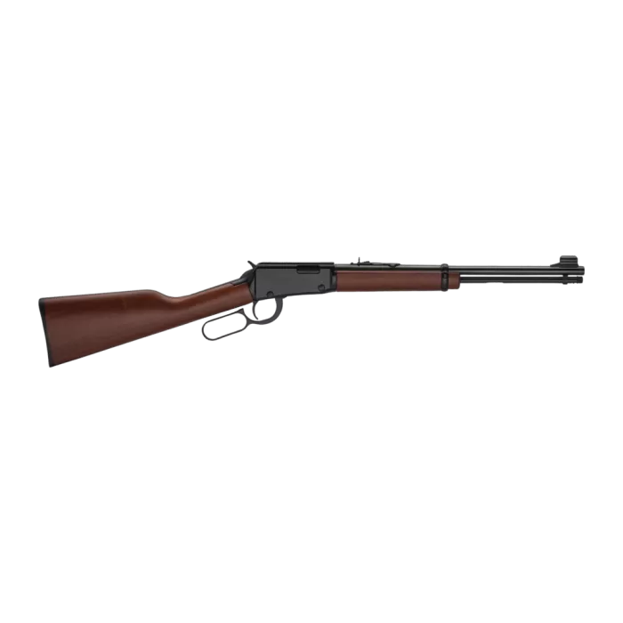 Henry H001Y22 Classic Youth 22 S/L/LR 13/14/18+1 16.50" Blued Barrel, Black Aluminum Grooved Receiver, American Walnut Straight Grip Stock Henry H001Y22 Classic Youth 22 S/L/LR 13/14/18+1 16.50" Blued Barrel, Black Aluminum Grooved Receiver, American Walnut Straight Grip Stock