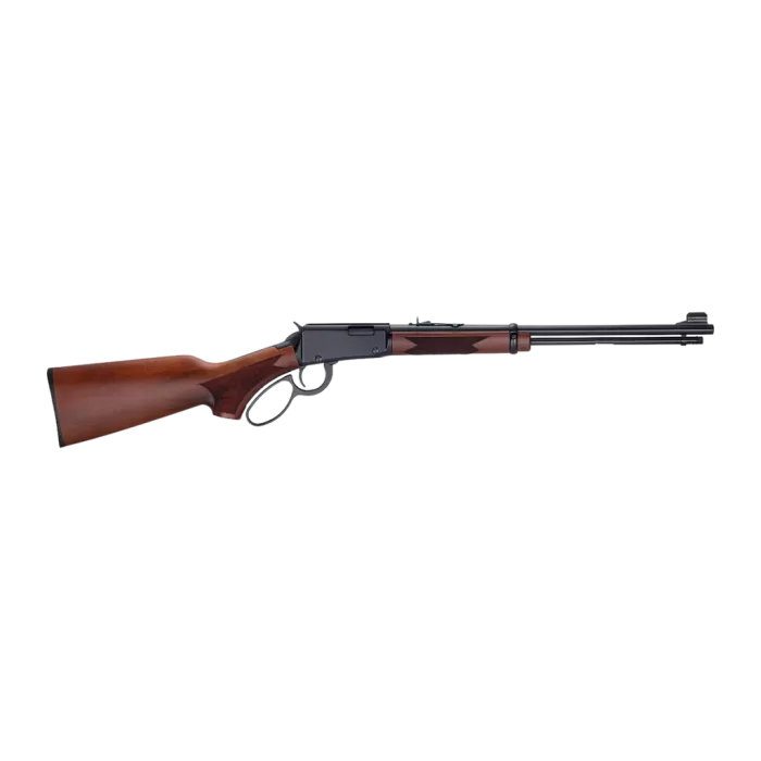 Henry H001PG22 Western 22 S/L/LR 15/17/21+1 18.50" Blued Round Barrel, Black Aluminum Grooved Receiver, American Walnut Fixed w/Pistol Grip Stock Henry H001PG22 Western 22 S/L/LR 15/17/21+1 18.50" Blued Round Barrel, Black Aluminum Grooved Receiver, American Walnut Fixed w/Pistol Grip Stock