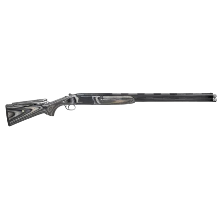 Pointer REXST912BBL12 FT912 Sport Trek Full Size 12 Gauge Break Open 3" 2rd 28" Black Over/Under Vent Rib Barrel, Black Steel Receiver, Adj Comb Gray Laminate Stock, Ambidextrous