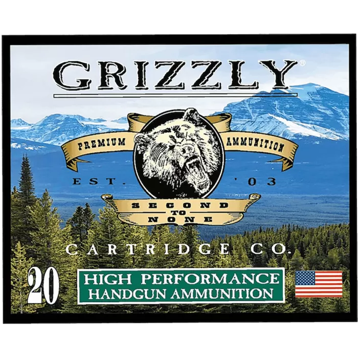 Grizzly Ammo GC10M6 10mmAuto 165gr Jacketed Hollow Point 20 Per Box/10 Case