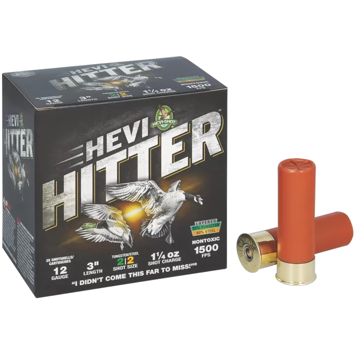 HEVI-HITTER 12GA 3" 1.25OZ #2 TG/STL