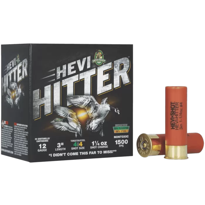HEVI-HITTER 12GA 3" 1.25OZ #4 TG/STL HEVI-HITTER 12GA 3" 1.25OZ #4 TG/STL