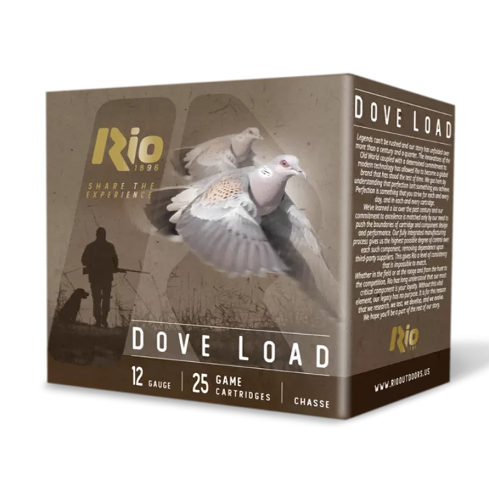 RIO RDL3275    DOVE LOAD 12G  2-3/4  7-1/2   25/10
