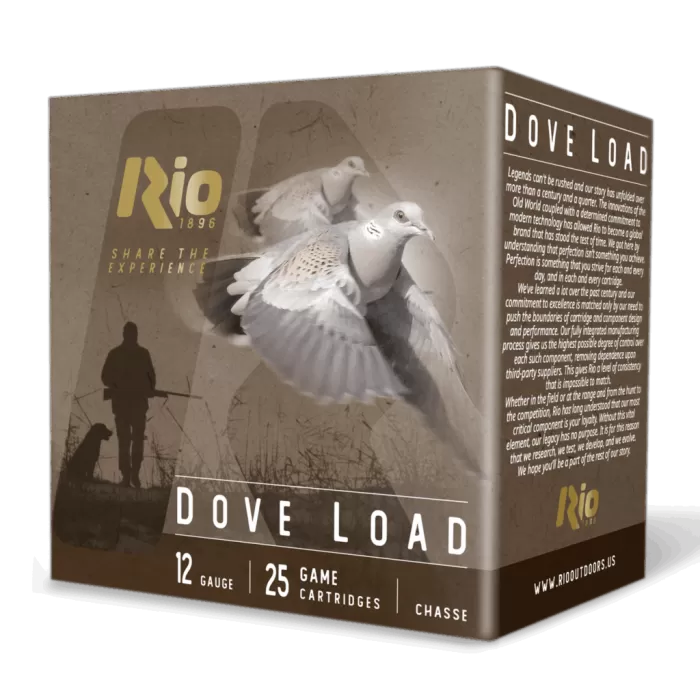 RIO RDL32HV75  DOVE LOAD 12G  2-3/4  7-1/2   25/10
