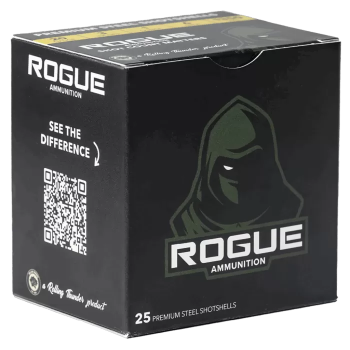Rogue Ammunition RA-20-1-6S 20Gauge 3" 1oz 6Shot 25 Per Box/10 Case Rogue Ammunition RA-20-1-6S 20Gauge 3" 1oz 6Shot 25 Per Box/10 Case