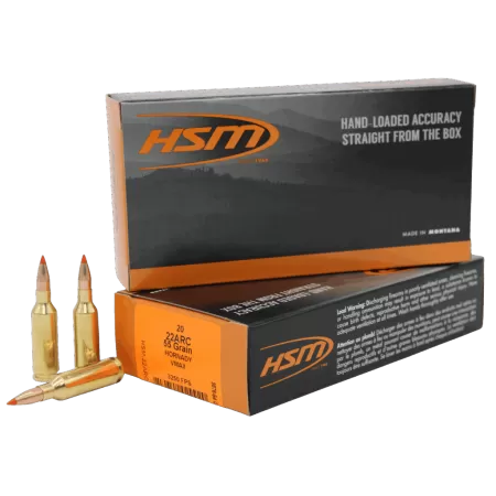 HSM 22ARC2N Varmint 22ARC 55gr V-Max 20 Per Box/25 Case