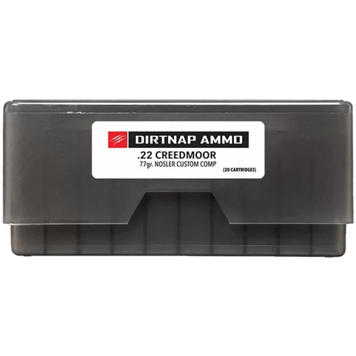 Fierce Firearms DNP22CM77GR Dirtnap 22Creedmoor 77gr 20 Per Box/10 Case