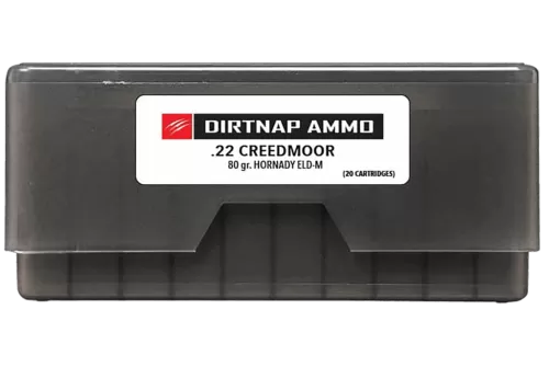 Fierce Firearms DNP22CM80GRELDM Dirtnap 22Creedmoor 80gr Extremely Low Drag-Match 20 Per Box/10 Case