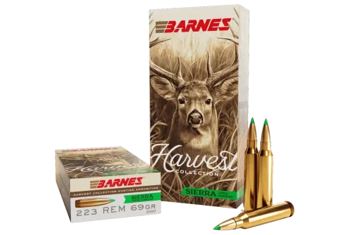 BARNES Harvest Collection 223 Remington 69 Grain Sierra Tipped GameKing 20rd Rifle Ammo (32397)
