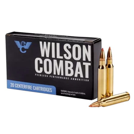 WILSON COMBAT .223 Remington 60gr Hornady V-Max 20/Box Rifle Ammo (A223-60-VMAX)