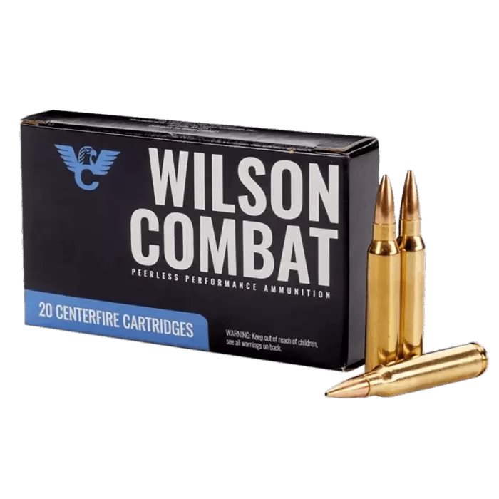 WILSON COMBAT .223 Remington 69gr Sierra MatchKing Hollow Point Boat 20/Box Rifle Ammo (A223-69-HPBT) WILSON COMBAT .223 Remington 69gr Sierra MatchKing Hollow Point Boat 20/Box Rifle Ammo (A223-69-HPBT)