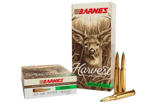 Barnes Bullets 32403 Harvest 30-06Springfield 180gr Sierra Tipped GameKing 20 Per Box/10 Case