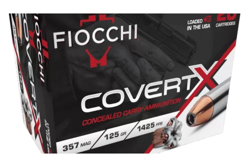 Fiocchi 357CCWA CovertX 357Mag 125gr Jacketed Hollow Point 20 Per Box/10 Case