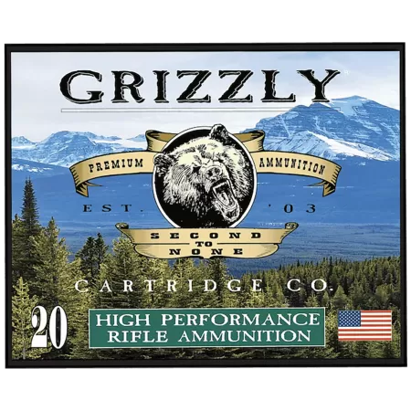 Grizzly Ammo GC357M20   357Mag 210gr Full Metal Jacket Flat Point 20 Per Box/10 Case