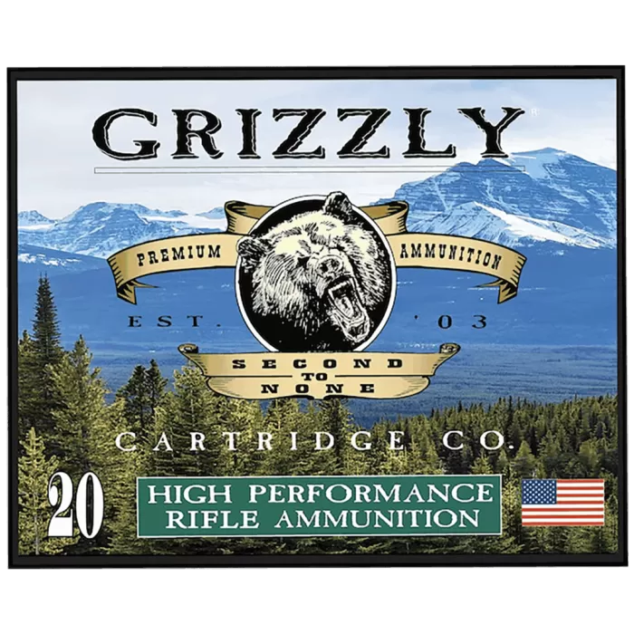Grizzly Ammo GC357M20   357Mag 210gr Full Metal Jacket Flat Point 20 Per Box/10 Case