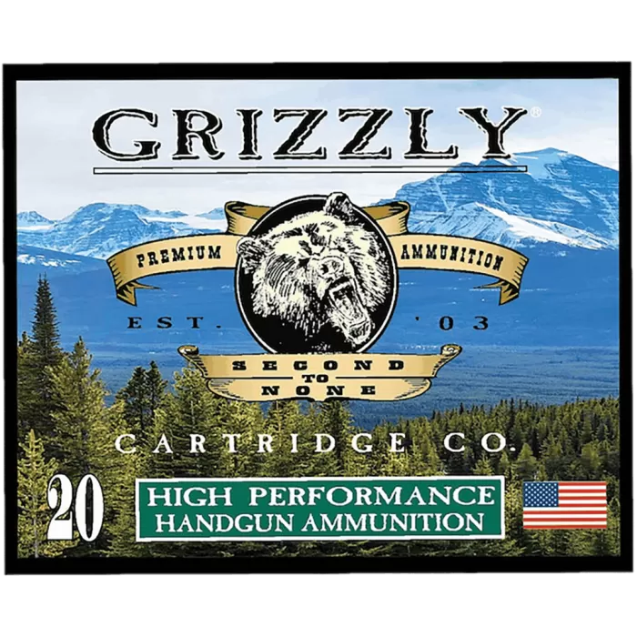 Grizzly Ammo GC38SP9 38Special 148gr Full Metal Jacket Flat Point 20 Per Box/10 Case