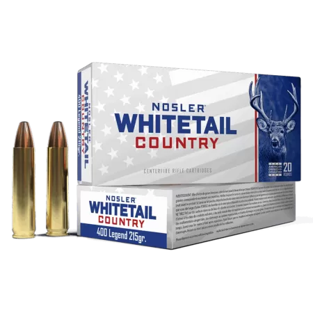 Nosler 40138 Whitetail Country 400Legend 215gr 20 Per Box/10 Case