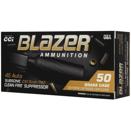 CCI BLAZER BRASS 45ACP SUP 230GR TMJ