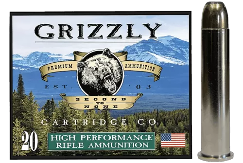 Grizzly Ammo GC45/70+P3 45-70Gov+P 350gr Bonded Flat Point 20 Per Box/10 Case