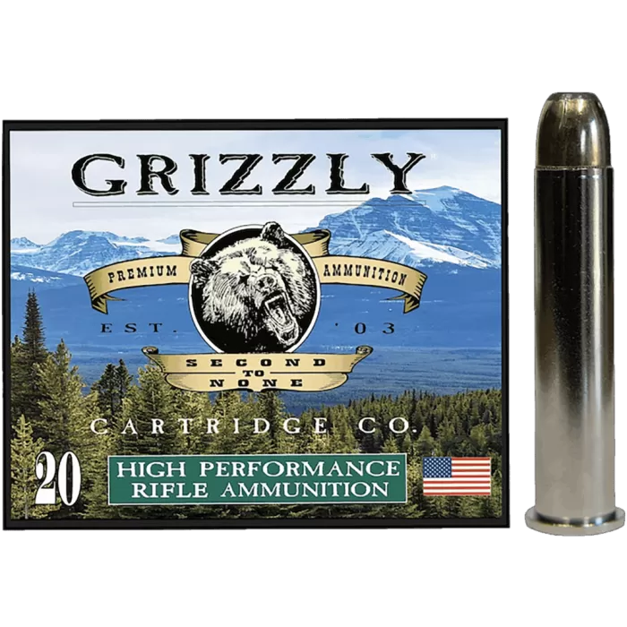 Grizzly Ammo GC45/70+P3 45-70Gov+P 350gr Bonded Flat Point 20 Per Box/10 Case