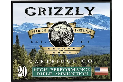 Grizzly Ammo GC45/70+P10 45-70Gov+P 525gr Full Metal Jacket Flat Point 20 Per Box/10 Case