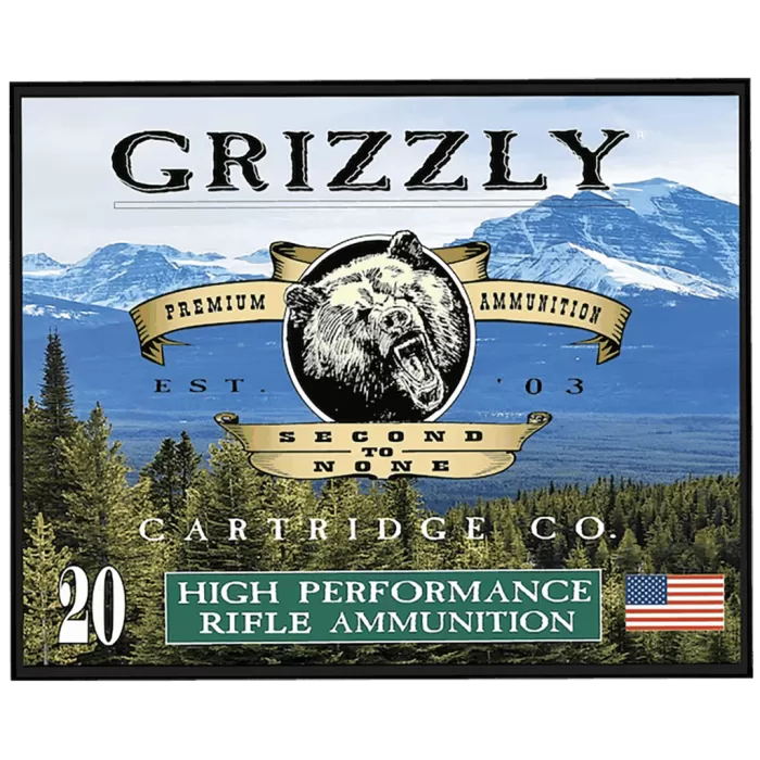 Grizzly Ammo GC45/70+P10 45-70Gov+P 525gr Full Metal Jacket Flat Point 20 Per Box/10 Case