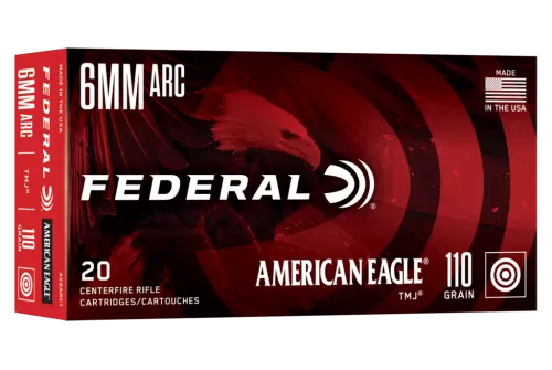 Federal AE6ARC1 American Eagle  6ARC 110gr Total Metal Jacket 20 Per Box/10 Case