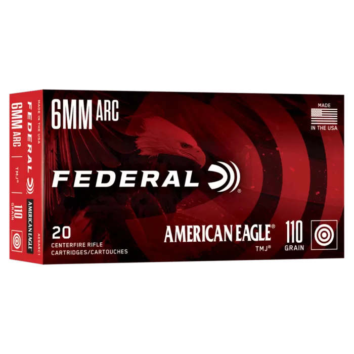 Federal AE6ARC1 American Eagle 6ARC 110gr Total Metal Jacket 20 Per Box/10 Case Federal AE6ARC1 American Eagle 6ARC 110gr Total Metal Jacket 20 Per Box/10 Case