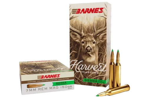 Barnes Bullets 32402 Harvest 7mmRemMag 150gr Sierra Tipped GameKing 20 Per Box/10 Case