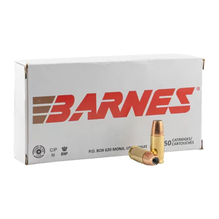 Barnes Bullets 32529 9mmLuger 124gr Semi Jacketed Hollow Point 20 Per Box/10 Case