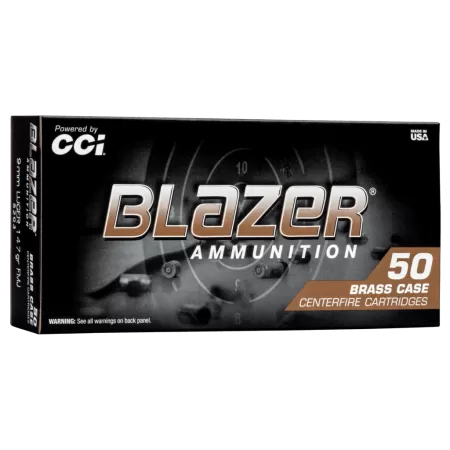 CCI BLAZER BRASS 9MM SUPRS 147GR TMJ