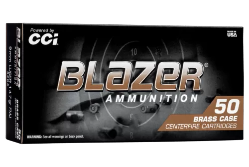 CCI BLAZER BRASS 9MM SUPRS 147GR TMJ