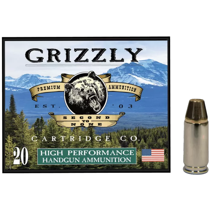 Grizzly Ammo GC9M+P29mm+P Luger 147gr Full Metal Jacket Flat Point 20 Per Box/10 Case
