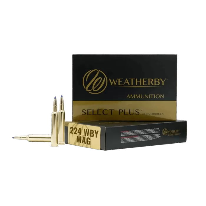 Weatherby 224 Wby Mag 37 Gr Hammer Custom 20 Rounds