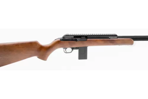 Chiappa Firearms 500282 M1 Carbine BushRanger 22 LR 10+1 22" Blued Threaded Barrel, Picatinny Rail Receiver, Walnut Fixed Stock