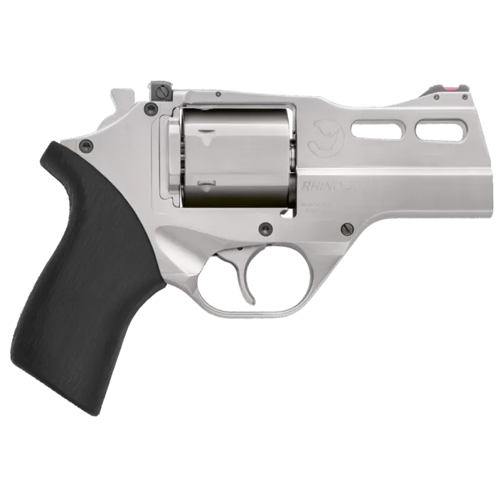 Chiappa Firearms CF340341 Rhino 30DS *CA Compliant Small 10mm Auto 6 Shot 3" Black Anodized Picatinny Rail/Vent Rib Barrel, Black Cylinder Black Anodized Aluminum Frame w/Picatinny Rail, Walnut Grip