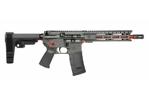 DIAMONDBACK DB15 .300 BLK 10in 30rd Jungle Green w/ Red Accents AR Pistol (DB196BB791)
