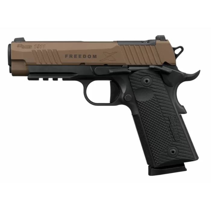 SIG SAUER 1911-XCarry Freedom .45 ACP 4.2in 2x 8rd Mags 2-Tone Bronze Single-Action Pistol (1911XCA-45-FBZXR3P)