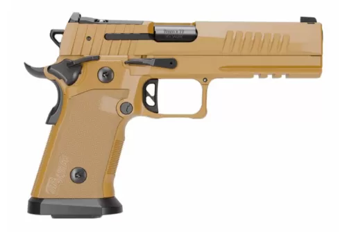 SIG SAUER P211-GT5 Coyote 9mm 5in 1x 17rd/2x 21rd Mags Single-Action Pistol (211F-9-GT5-COY)