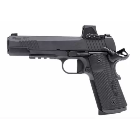 SIG SAUER 1911 45 ACP 5in 2x8rd X-Series Black SAO Pistol with Romeo X Compact (W1911XR-45-BXR3-RXX)