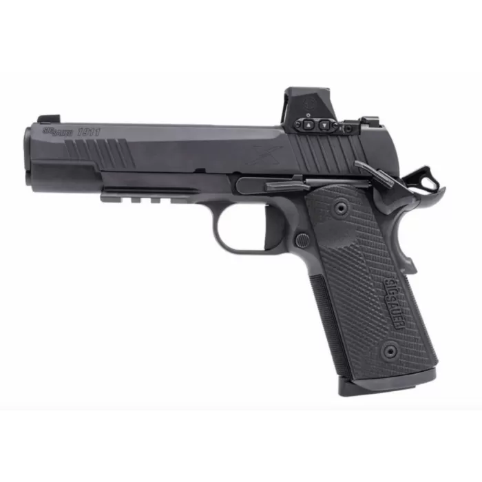SIG SAUER 1911 45 ACP 5in 2x8rd X-Series Black SAO Pistol with Romeo X Compact (W1911XR-45-BXR3-RXX)