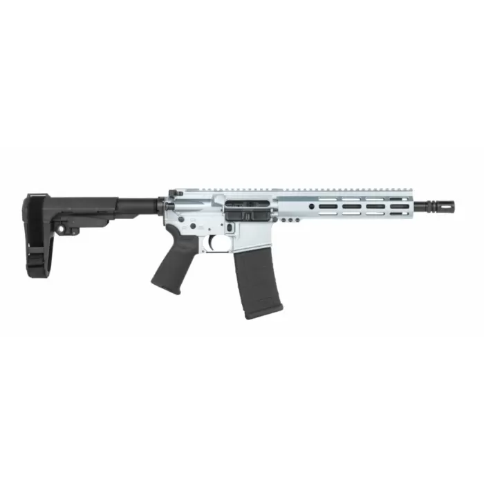 Shark Coast Tactical SCC07114AGC-P Arctic Gun Candy 5.56 NATO 30+1 10.50" Black Nitride Threaded Barrel, Aluminum Receiver w/Picatinny Rail, M-LOK Handguard, SB Tactical SBA3 Brace, Polymer Grip Shark Coast Tactical SCC07114AGC-P Arctic Gun Candy 5.56 NATO 30+1 10.50" Black Nitride Threaded Barrel, Aluminum Receiver w/Picatinny Rail, M-LOK Handguard, SB Tactical SBA3 Brace, Polymer Grip